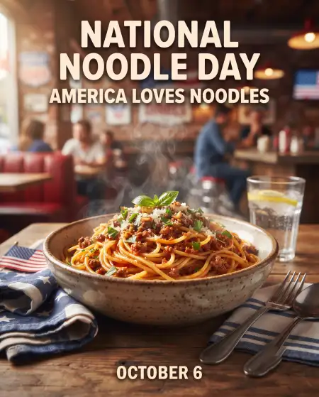 national noodle day restaurant promotion 2026 - National Noodle Day 2026