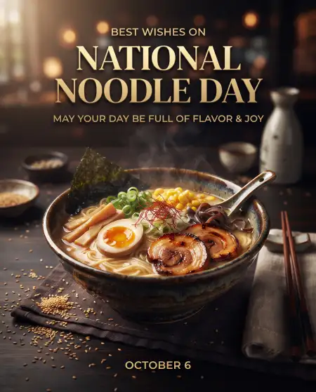 national noodle day usa 2026 - National Noodle Day 2026