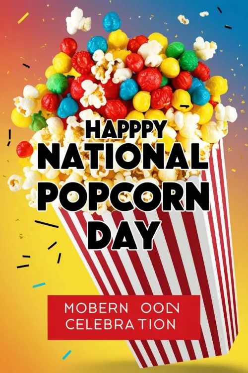 national popcorn day 2025 instagram post graphics