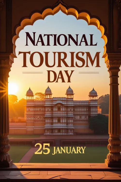 national tourism day background featuring global destinations