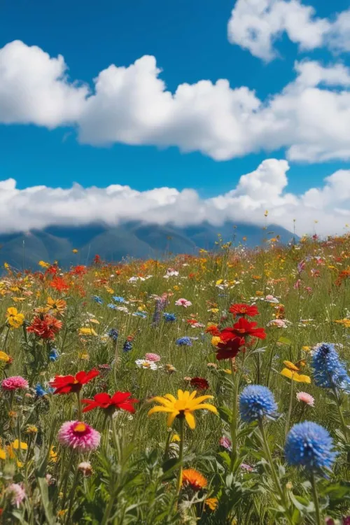 nature background photos with mountains and sky