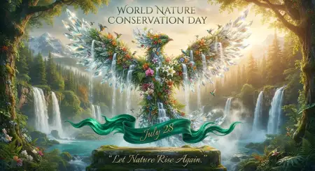 Nature Conservation Digital Artwork - Free World Nature Conservation Day 2026 Download