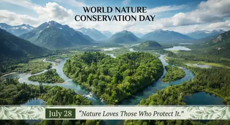 Nature Conservation Website Banner - Free World Nature Conservation Day 2026 Download