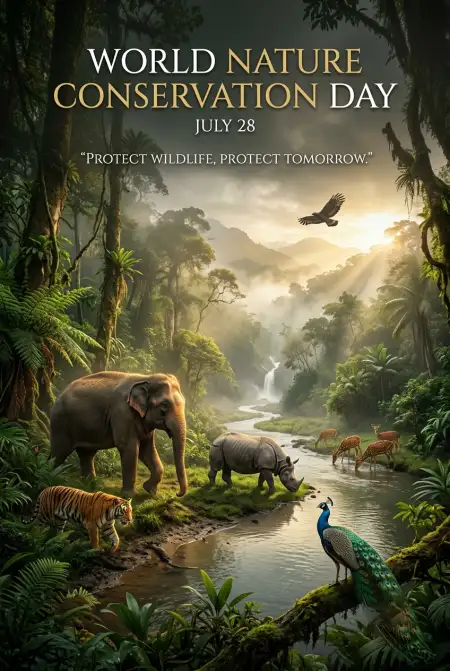 Nature Protection Social Media Template - Free World Nature Conservation Day 2026 Download