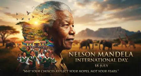 Nelson Mandela Day Digital Marketing Banner - Free Nelson Mandela International Day 2026 Download