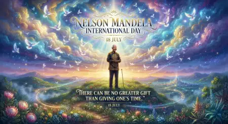 Nelson Mandela Day Freedom Artwork - Free Nelson Mandela International Day 2026 Download
