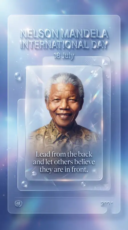 Nelson Mandela Day Premium Banner Template - Free Nelson Mandela International Day 2026 Download