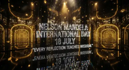 Nelson Mandela Day Vector Background - Free Nelson Mandela International Day 2026 Download