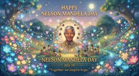 Nelson Mandela Day Wishes Cards - Free Nelson Mandela Day Wishes Download