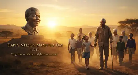 Nelson Mandela Day Wishes Cover Photo - Free Nelson Mandela Day Wishes Download