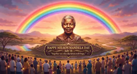 Nelson Mandela Day Wishes Graphic Design - Free Nelson Mandela Day Wishes Download