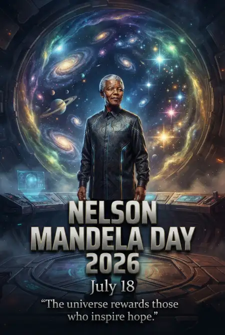 Nelson Mandela Democracy Poster 2026 - Free Nelson Mandela Poster 2026 Download