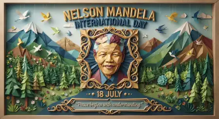 Nelson Mandela International Day Community Service Banner - Free Nelson Mandela International Day 2026 Download