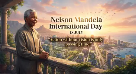 Nelson Mandela International Day Linkedin Banner - Free Nelson Mandela International Day 2026 Download