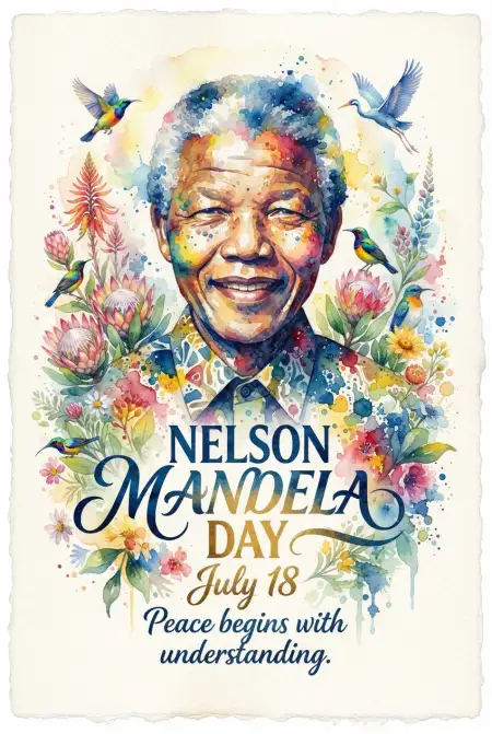 Nelson Mandela Memorial Poster 2026 - Free Nelson Mandela Poster 2026 Download