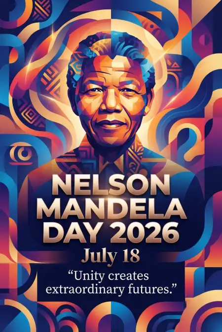 Nelson Mandela Roll Up Banner Poster 2026 - Free Nelson Mandela Poster 2026 Download