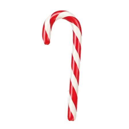 Neon Candy Cane Png Glowing Effect - Free Candy Cane Png Download