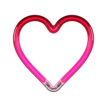 neon heart png transparent