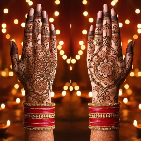 New Mehndi Design For Navratri - Free New Mehndi Design Download