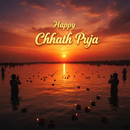 Free New Style Happy Chhath Puja Greetings Design Hd Background Download