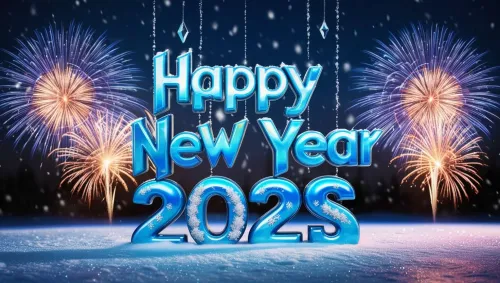 new year 2025 social media graphics