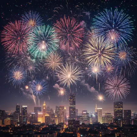 Free New Year 2026 Confetti Background Background Download