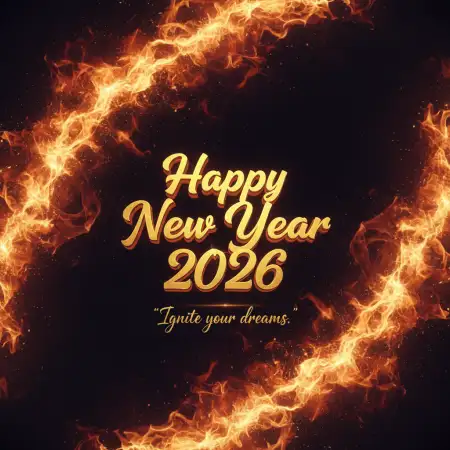 Free New Year 2026 Greeting Card Elegant Style Background Download