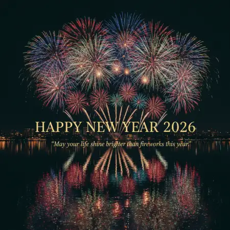 Free New Year 2026 Greeting Card For Whatsapp Background Download