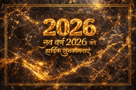 Free New Year 2026 Greeting Card In Hindi Free Background Download