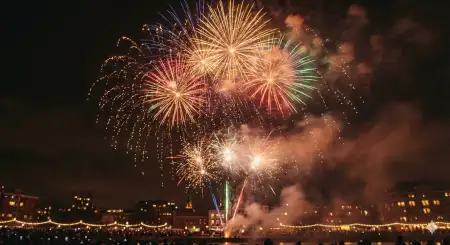 New Year Background Hd With Fireworks - Free New Year Background Hd Download