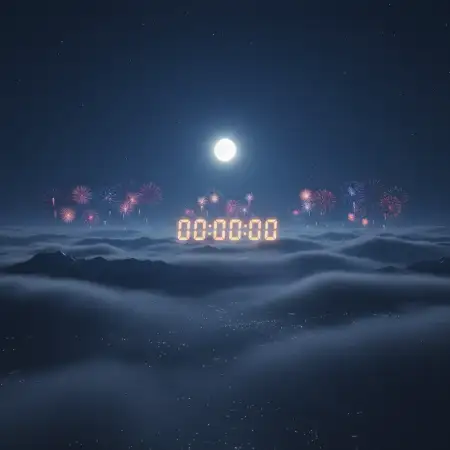 Free New Year Countdown Background Square Background Download