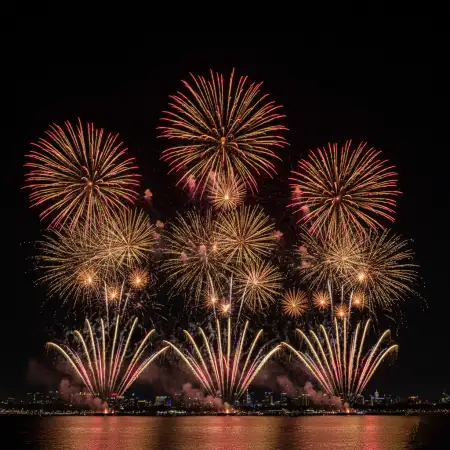 New Year Fireworks Background For Youtube Thumbnail - Free New Year Fireworks Background Download