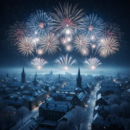 New Year Fireworks Background No Logo No Watermark - Free New Year Fireworks Background Download