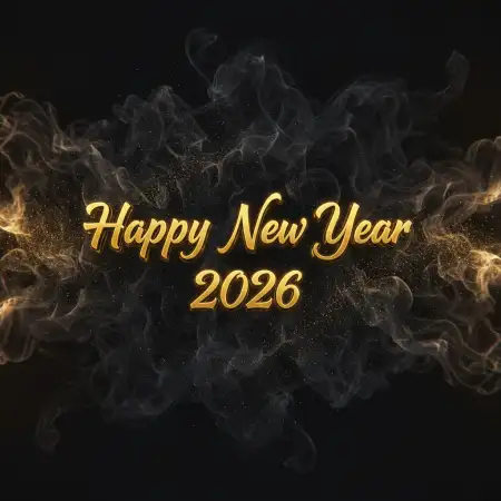 Free New Year Greeting Card Celebration Design 2026 Background Download