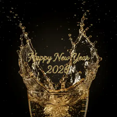 Free New Year Greeting Card Editable 2026 Background Download