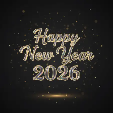 Free New Year Greeting Card For Website 2026 Background Download