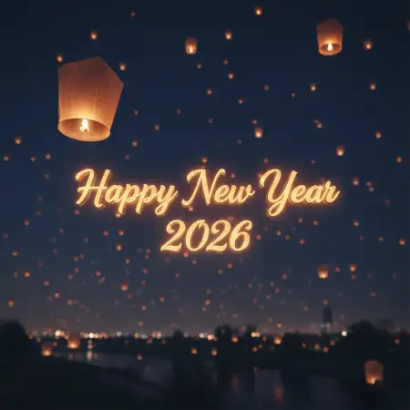 Free New Year Greeting Card Mockup 2026 Background Download