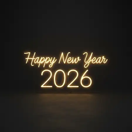 Free New Year Greeting Card Party Theme 2026 Background Download