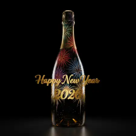 Free New Year Greeting Card Png 2026 Background Download