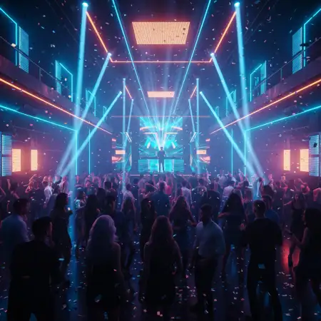 Free New Year Party Background Club Style Background Download