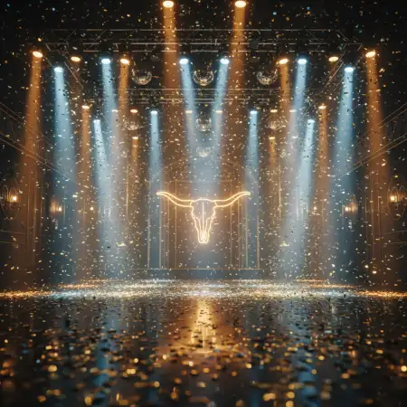 Free New Year Party Background For Web Story 9:16 Background Download