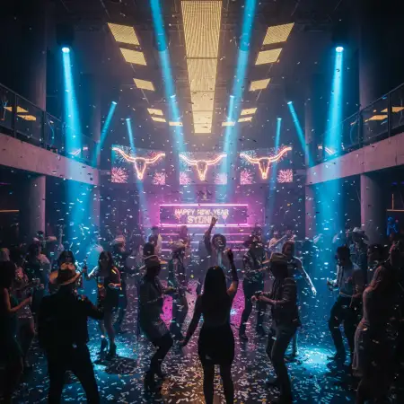 Free New Year Party Background Hd Disco Lights Background Download