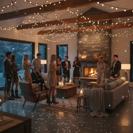 Free New Year Party Background Hd For Greeting Card Background Download