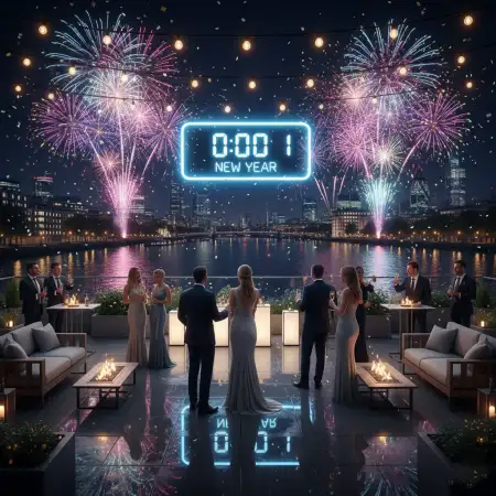 Free New Year Party Background Modern Design Background Download