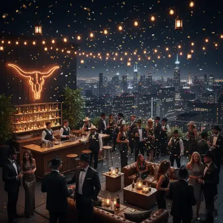 Free New Year Party Background Professional Design Background Download