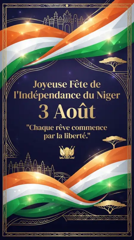 Niger Independence Day 2026 Flyer Template - Free Niger Independence Day 2026 Download