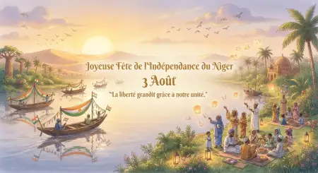 Niger Independence Day Artistic Background - Free Niger Independence Day 2026 Download