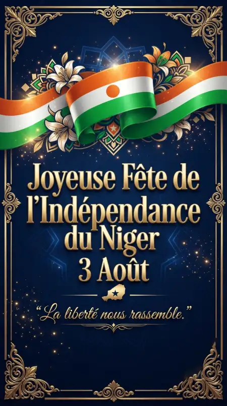 Niger Independence Day Celebration Poster Design Hd - Free Niger Independence Day 2026 Download