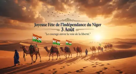 Niger Independence Day Facebook Cover With Flag - Free Niger Independence Day 2026 Download