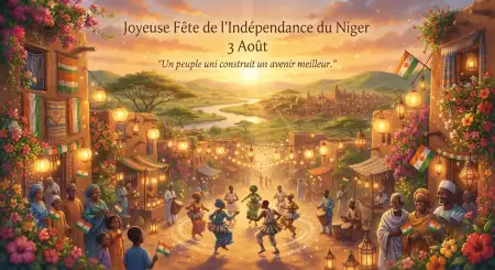 Niger Independence Day Ghibli Style Image - Free Niger Independence Day 2026 Download